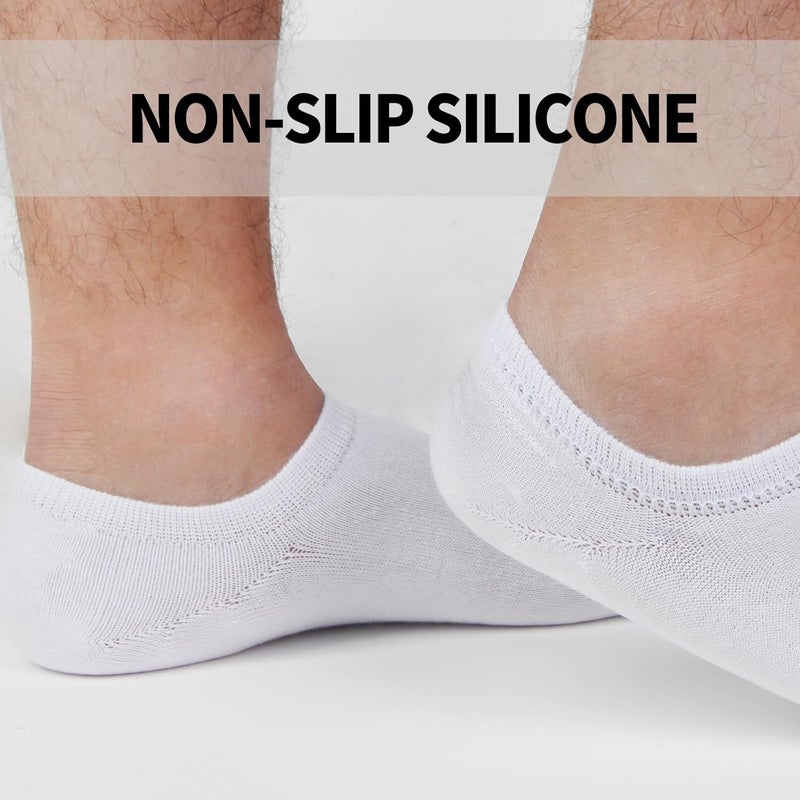 Nroktia 6/10 Pairs Non Slip No Show Socks Womens and Mens Low Cut Invisible Liner Ankle Socks - Image 2